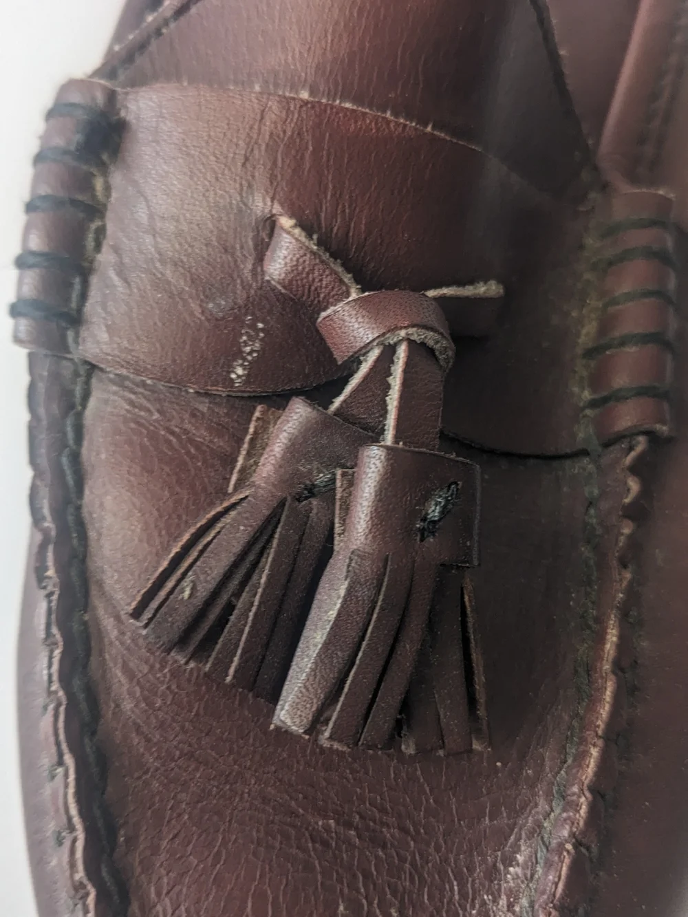 C. Est 1946 Braided Raffia Pointed Flats - Natural Tan 10